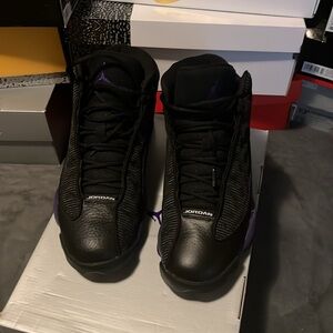 Jordan 13 black/purple
